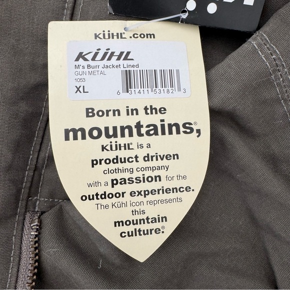 Kühl Men's Burr Lined Jacket/Coat | Color: Gun Metal | XL | BNWT! - Picture 9 of 15